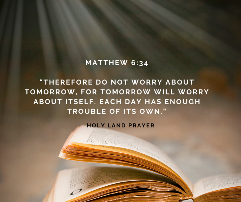 Powerful Prayers for Anxiety, Fear and Worry - Holy Land Prayer