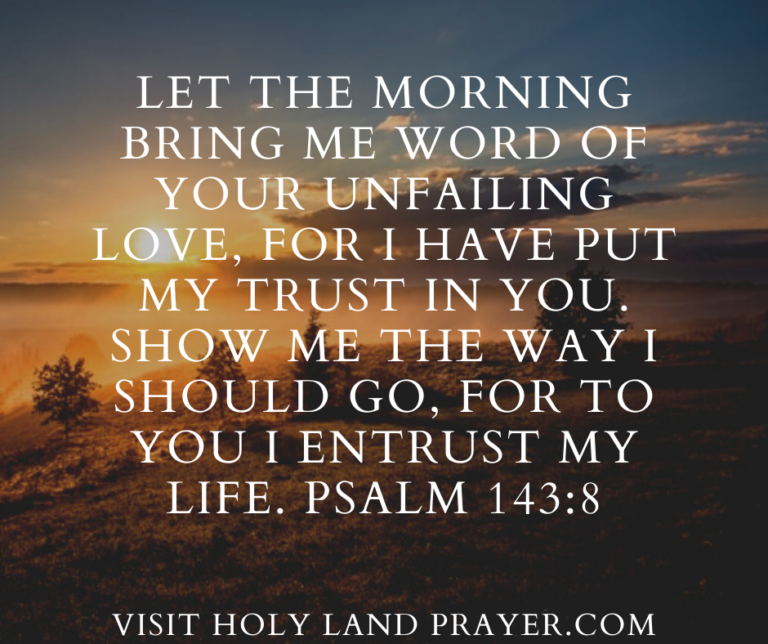 Powerful Prayers for Today and Everyday After - Holy Land Prayer